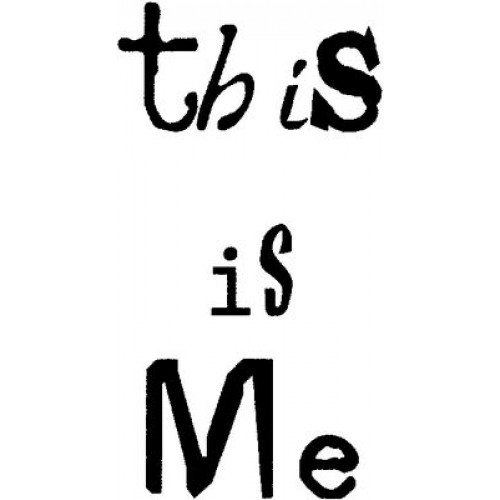 Силиконов печат "Това съм аз" - This is Me